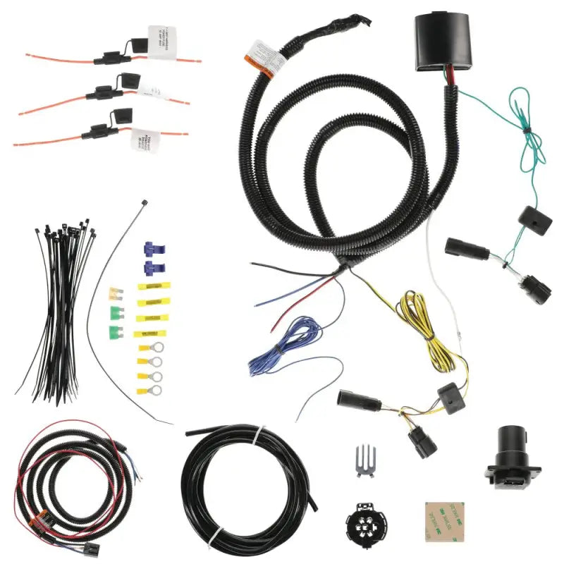 Trailer Wiring Connector Harness; 7-Way and Plug Play For Brake Control - Truck & Automotive