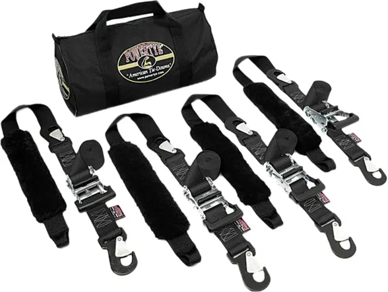 TRAILERKIT-102 Powertye Big Daddy Premium Trailer Kit Black 2"X6.5'