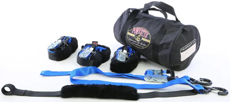 TRAILERKIT-83 Powertye Fat Strap Trailer Kit Blue 1.5"X6.5'