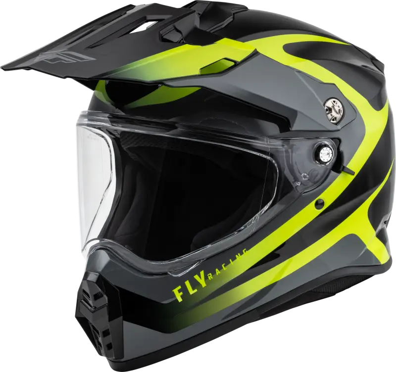 FLY RACING Trekker Pulse Helmet Black/Hi Vis 2x
