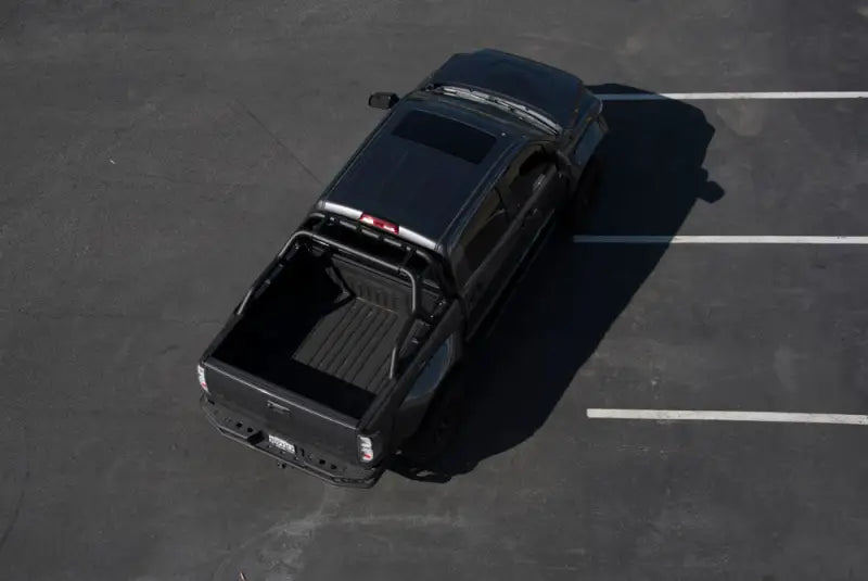Truck Bed Bar 3 Inch Tubular Bar; Mounts Up To 4 Lights; Powder Coated; Black; Steel - & Automotive