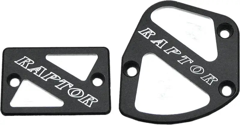 TSET1-RBLK Throttle & Brake Cover Set Black Logo Raptor