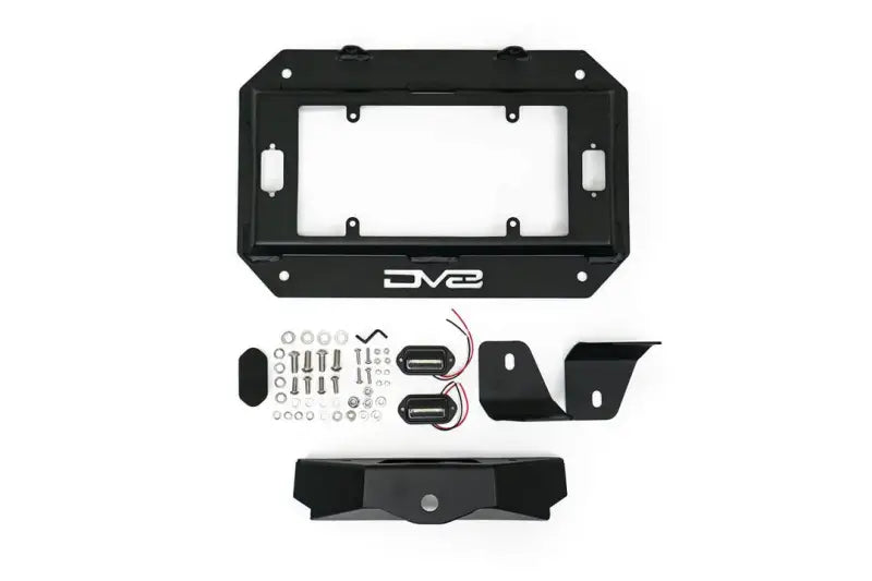 TSJL-03 DV8 Wrangler Jl Spare Tire Delete Kit - License Plate Relocation