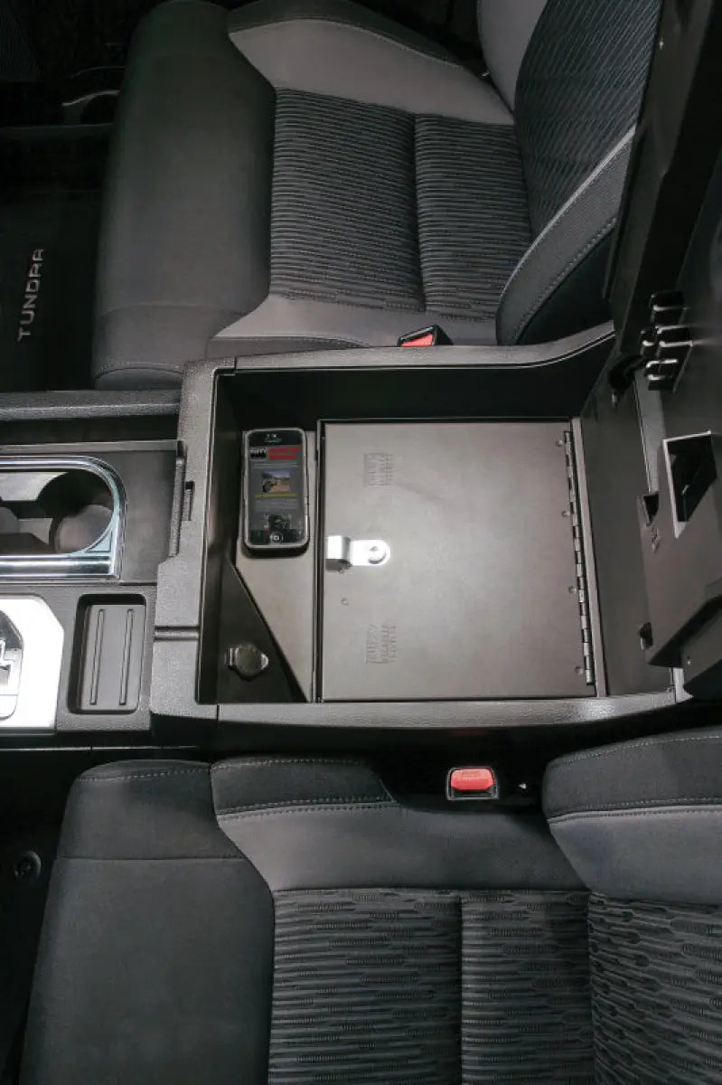 Tuffy Console Safe W/ Keyed Lock For Toyota Tundra W/ Flow Thru Console - Tuffy Products