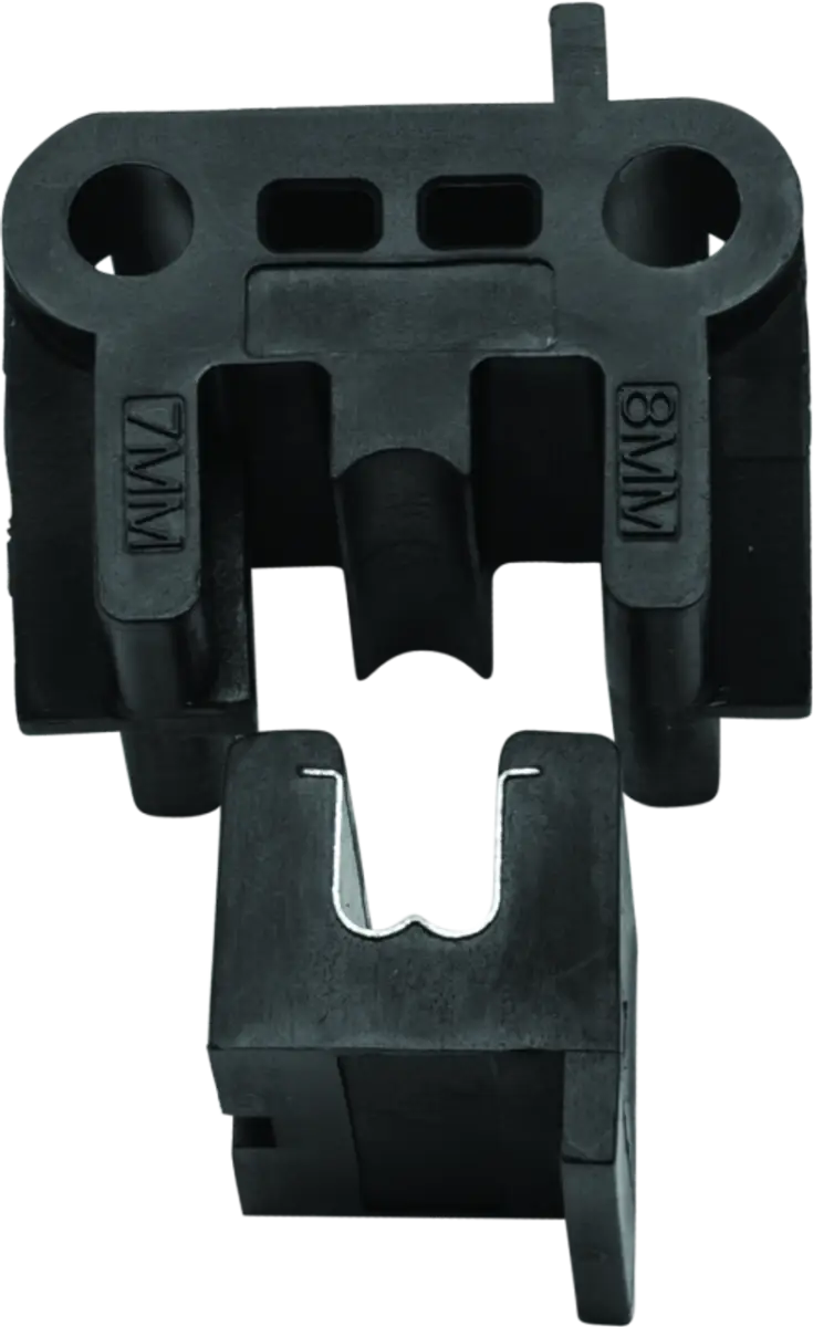 Black plastic mounting bracket for Twin Power Ignition Wire Crimping Tool 8.5-9.5 mm
