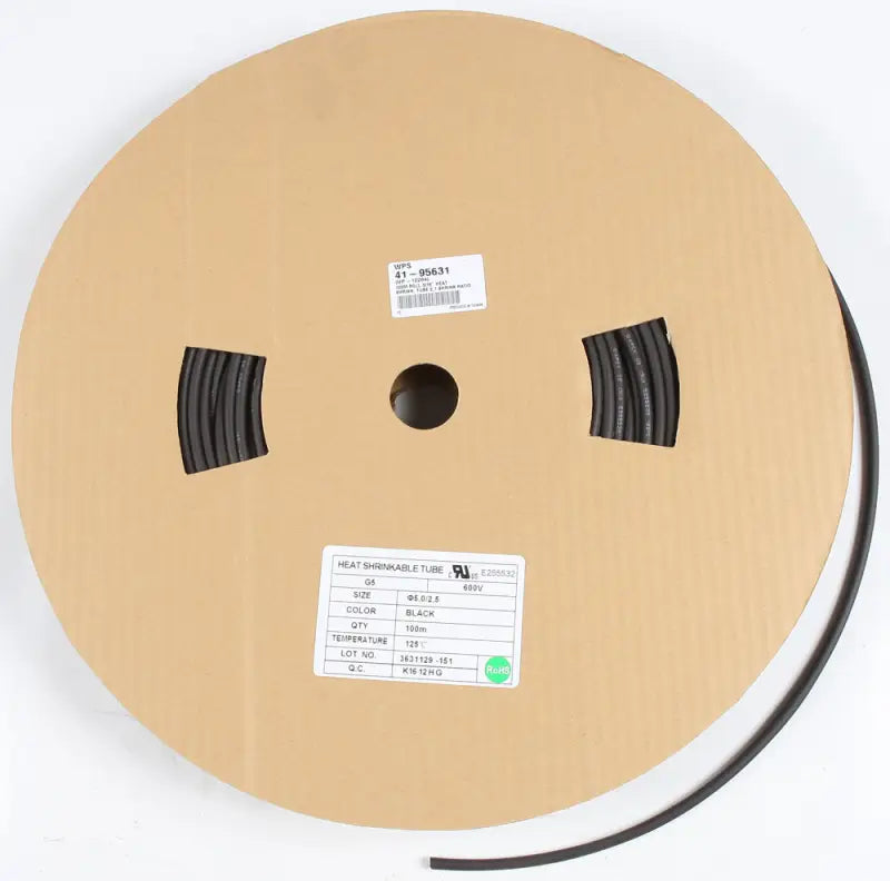 UP-12264 100m Roll 3/16" Heat Shrink Tube