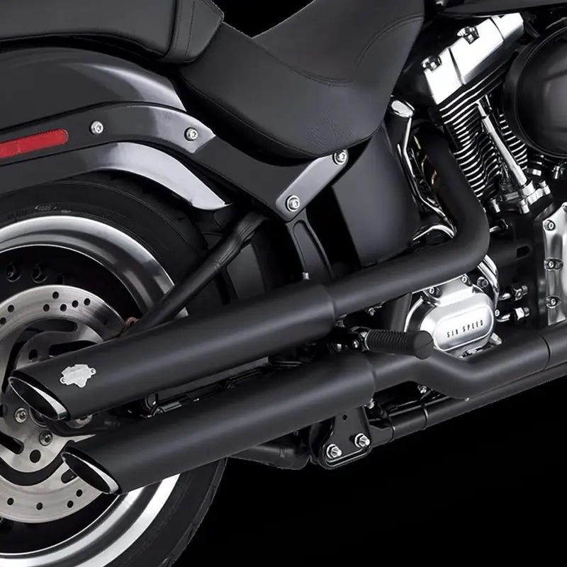Vance and Hines 3 Twin Slash Slip-Ons Pcx Blk - Truck & Automotive