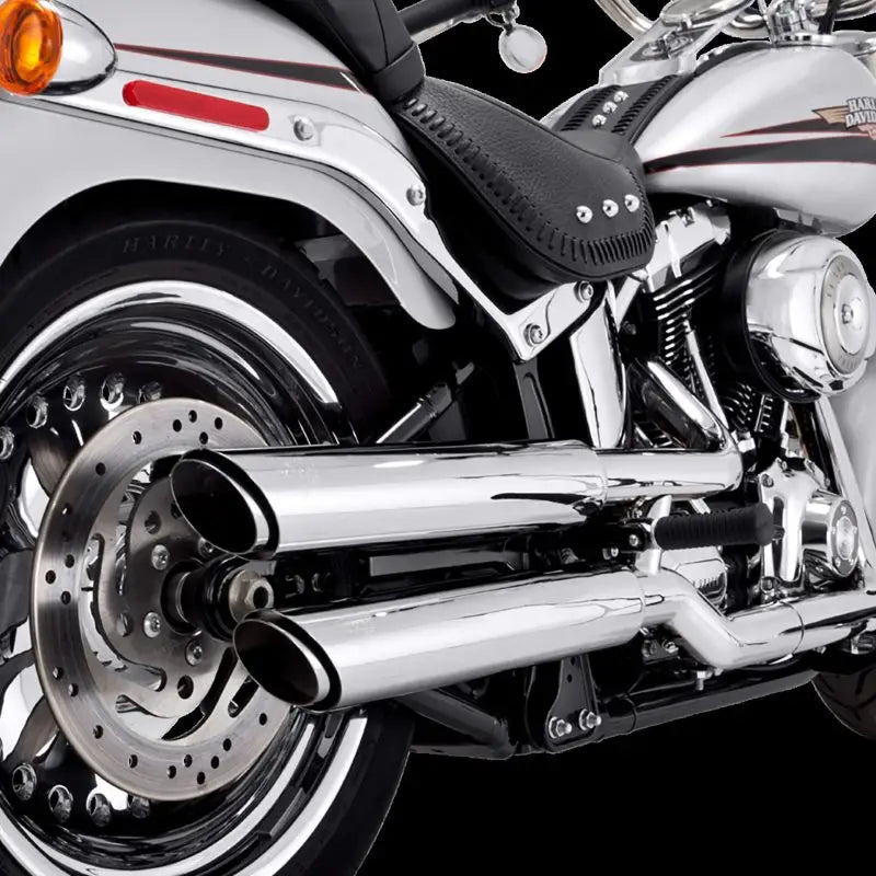 Vance and Hines 3 Twin Slash Slip-Ons Pcx Chr - Truck & Automotive