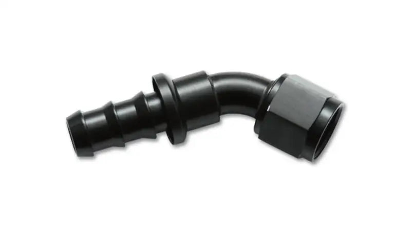 Vibrant -10AN Push-On 45 Degree Hose End Fitting - Aluminum for RV, Automotive, Powersports, off-road, marine, exterior, truck accessories, interior, truck bed, RV parts, Truck & Automotive, Fabrication, AVADA - Best Sellers