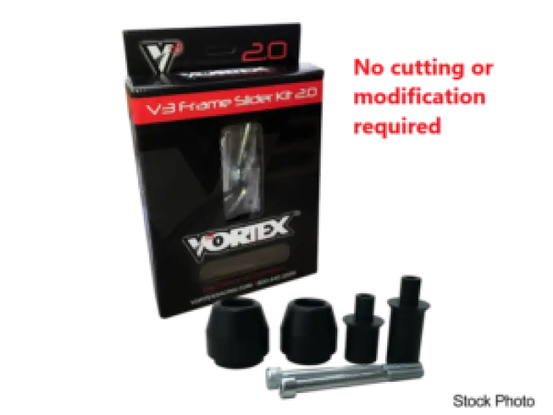 Vortex Racing 13-19 Kawasaki ZX 6 R 636 V3 2.0 Frame Slider Kit- No Cut - Body Armor & Protection