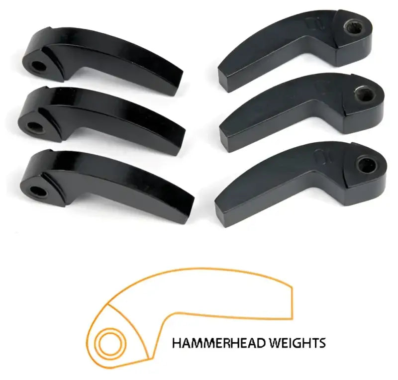 W-87 Hypershift Hammerhead Machined Weights 3/Pk 87g