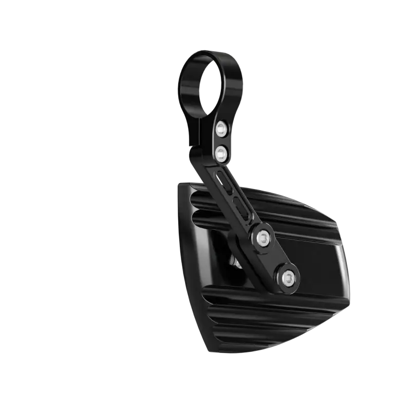 Wave Bar End Mirror Pair Black