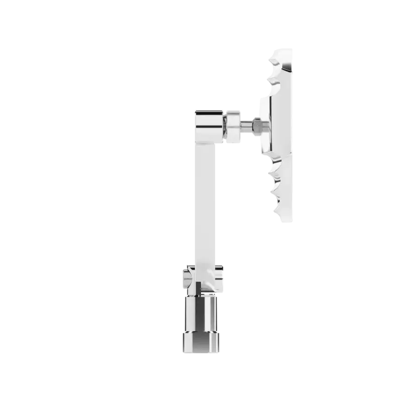 Wave Mirror Pair Chrome