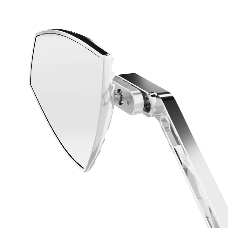 Wave Mirror Pair Chrome