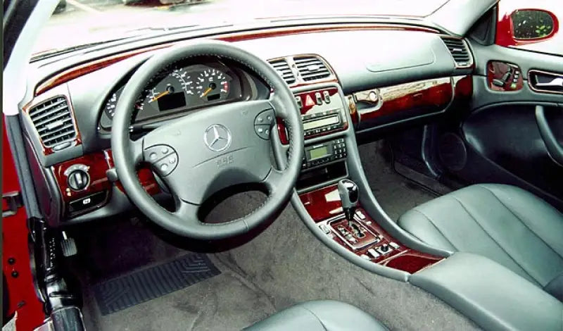 Mercedes Benz car interior with WD414B-EC dash kit for Merc SLK320