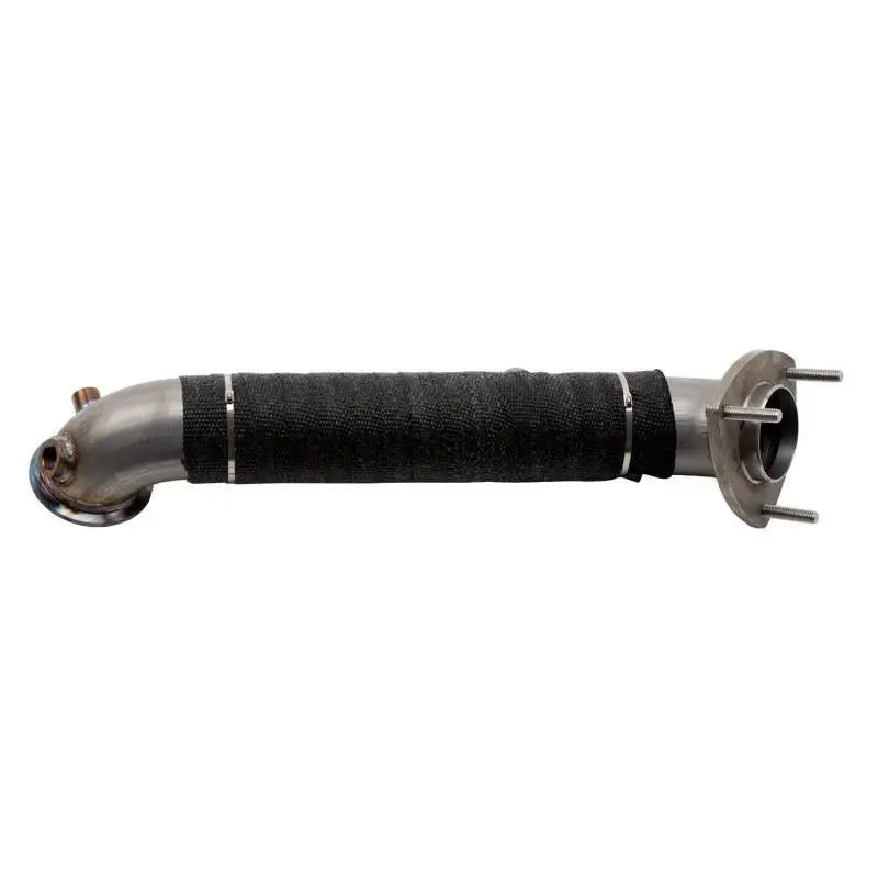 Wehrli 15.5-16 Chevrolet 6.6L LML Duramax 3in Stainless Down Pipe (3 Bolt Flange) - WCF100705