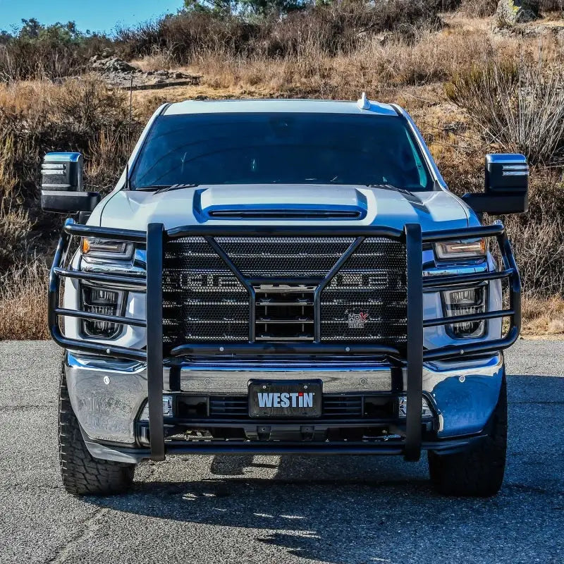 Westin 20-22 Chevrolet Silverado 2500/3500 (w/Front Sensors) HDX Grille Guard - Blk - Truck & Automotive