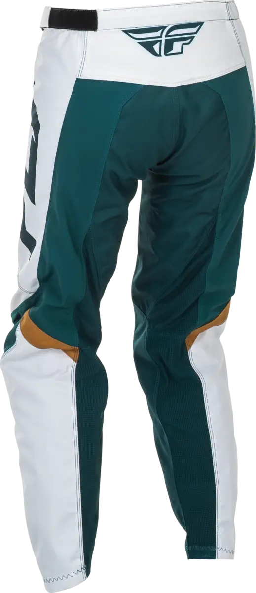 Women's F 16 Pants Teal/White/Gold Sz 15/16 - FLY RACING