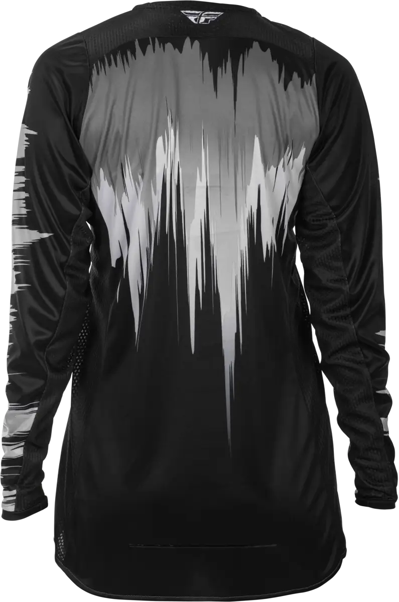 Women's Lite Jersey Black/Grey/White Lg - FLY RACING