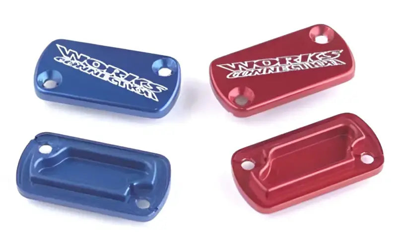 WORKS Billet Front Brake Cover Blue 07 Yz250f for Powersports