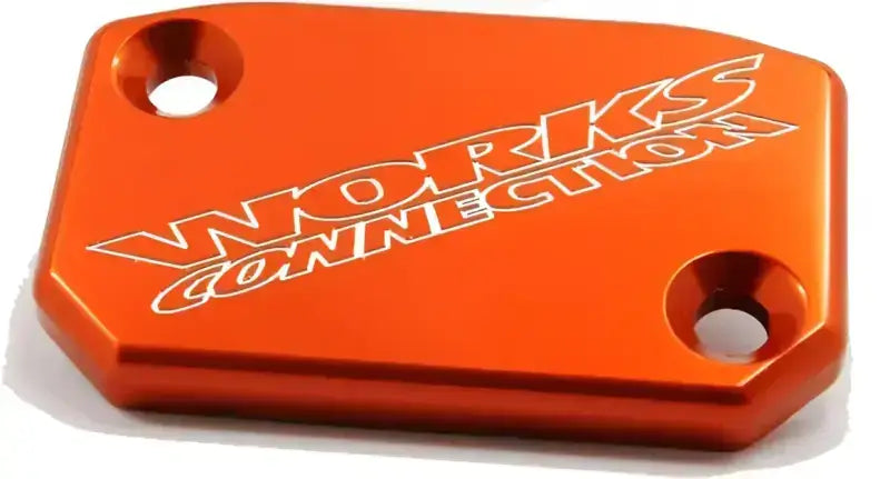 WORKS Front Brake Cover (Orange) for Powersports