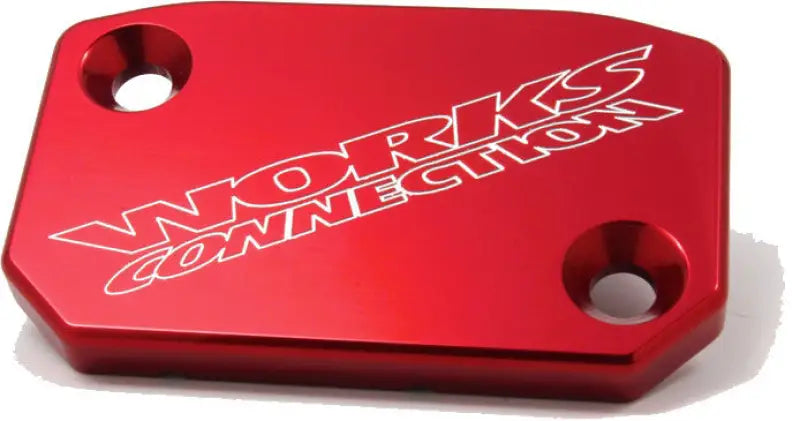WORKS Billet Clutch Cover Red Husky for Powersports