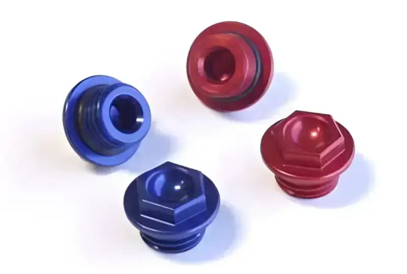 WORKS Oil Filler Plug Red for Powersports