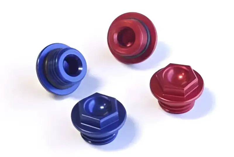 WORKS Oil Filler Plug Red for Powersports