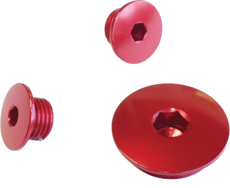 WORKS Engine Plugs Red for Powersports