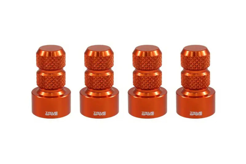 WVC002OG True Spike Orange; Billet Aluminum; Set Of 4 C