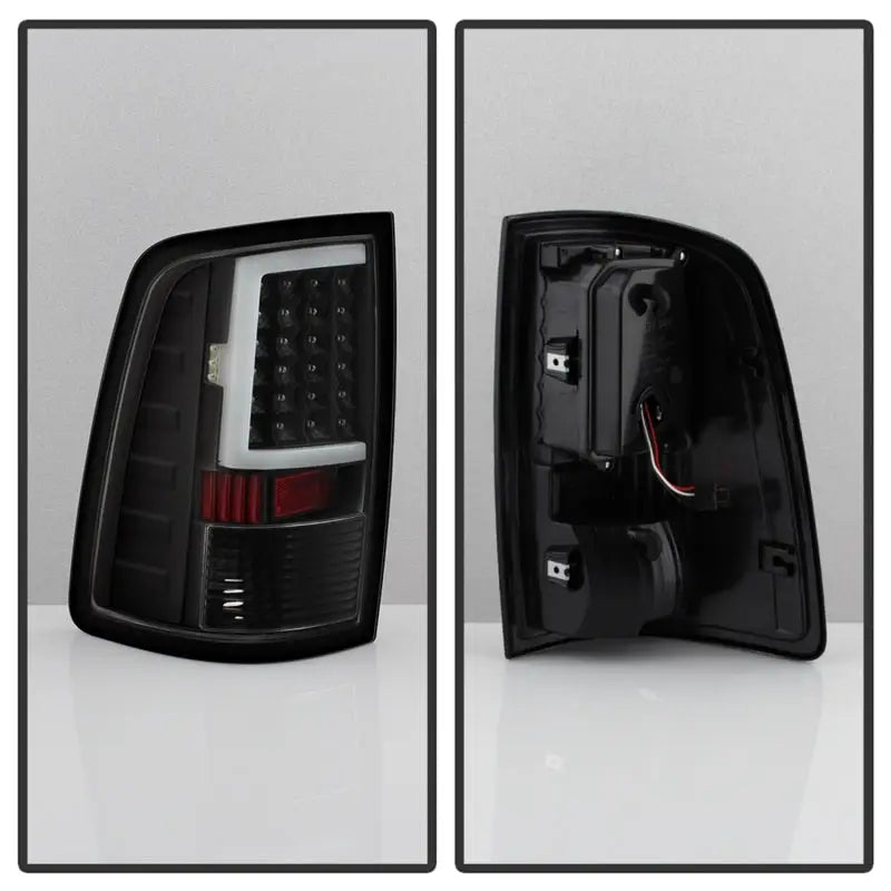 Black LED taillight assembly for xTune 09-18 Dodge Ram 1500 Incandescent Model