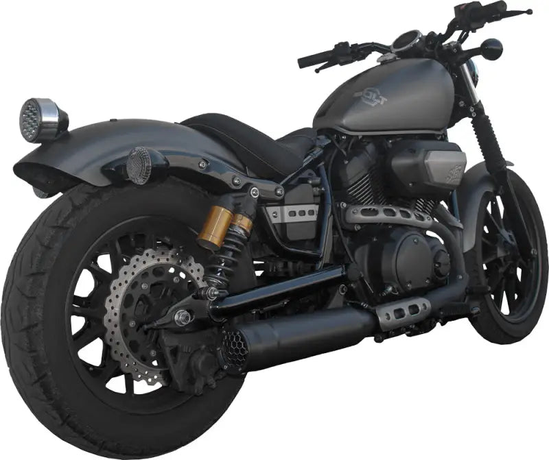 Grand Prix Slip On Black 4" Yamaha Bolt - FIREBRAND-OLD