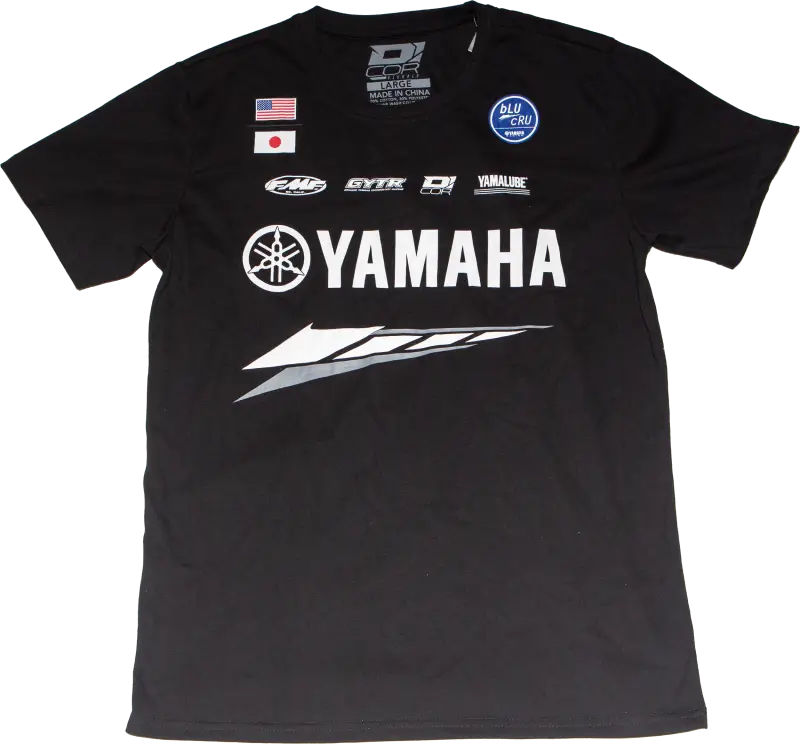 Yamaha Factory T Shirt Black Xl - D-COR