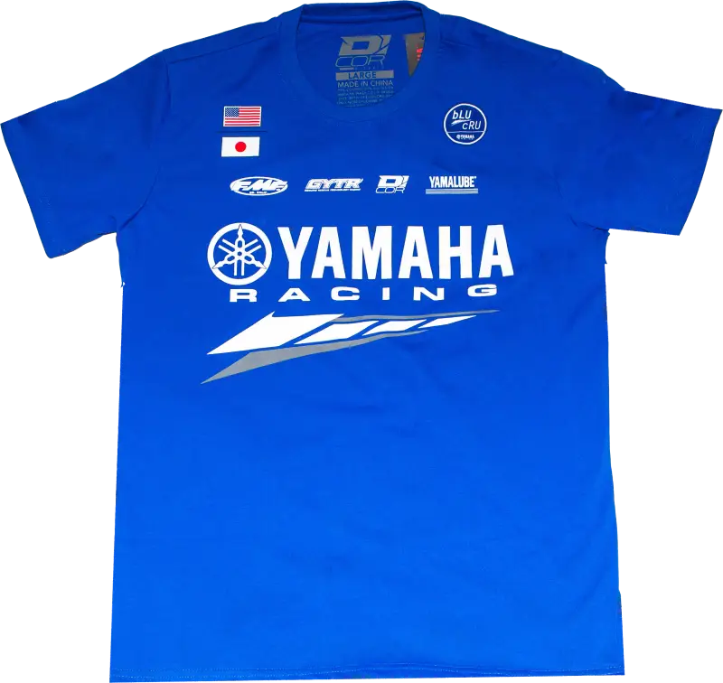 Yamaha Factory T Shirt Blue Xxl - D-COR