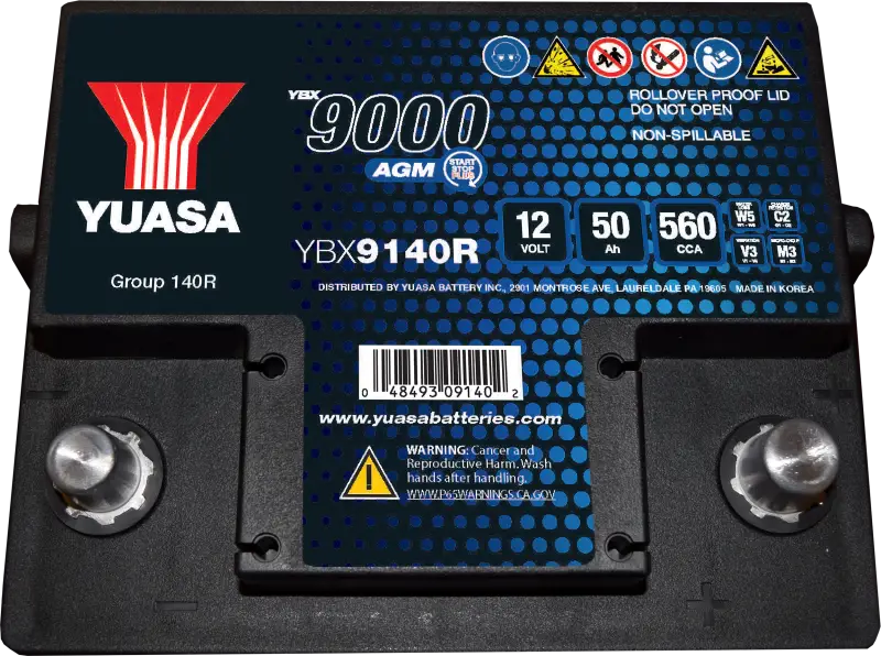 Ybx9140r Agm Spill Proof
