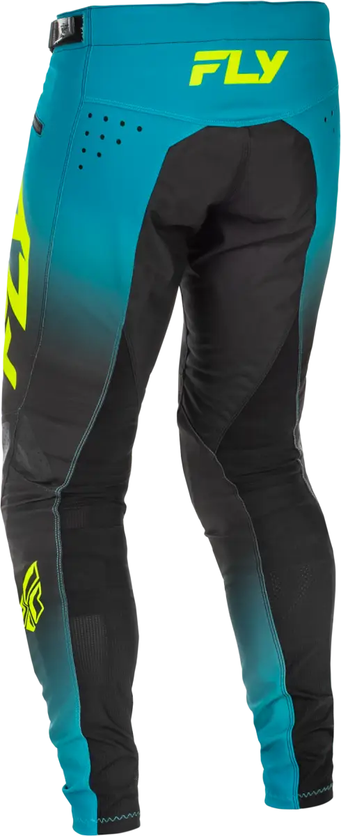 Youth Rayce Bicycle Pants Teal/Black/Lime Sz 24 - FLY RACING