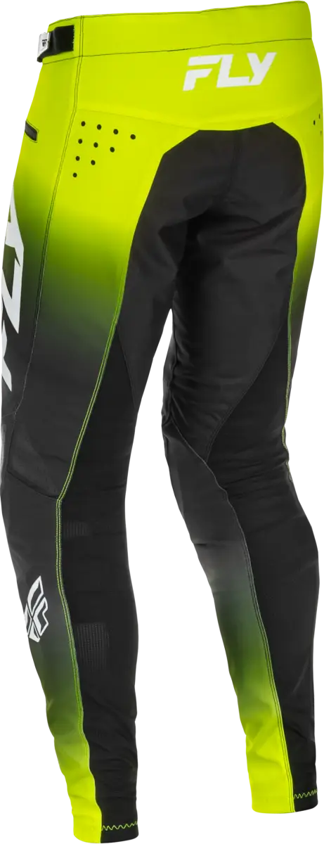 Youth Rayce Bicycle Pants Lime/Black/White Sz 18 - FLY RACING