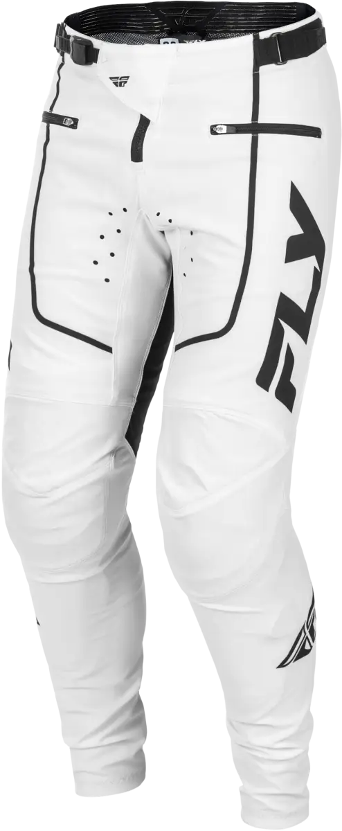 Youth Rayce Bicycle Pants White/Black Sz 24 - FLY RACING
