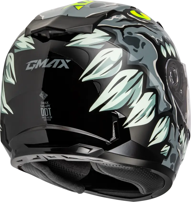 Youth Gm 49y Drax Snow Helmet Grey Ym - Powersports