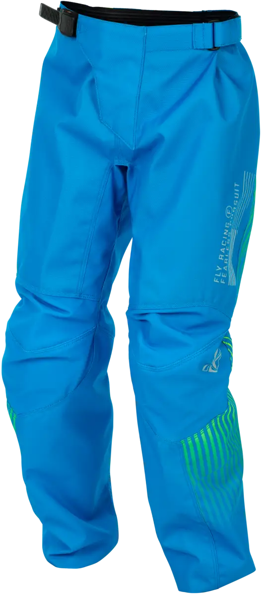 Youth F 16 Pants Blue/Hi Vis Sz 26 - FLY RACING