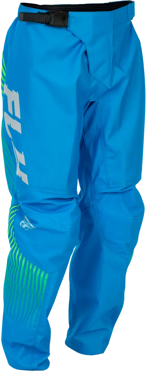 Youth F 16 Pants Blue/Hi Vis Sz 22 - FLY RACING