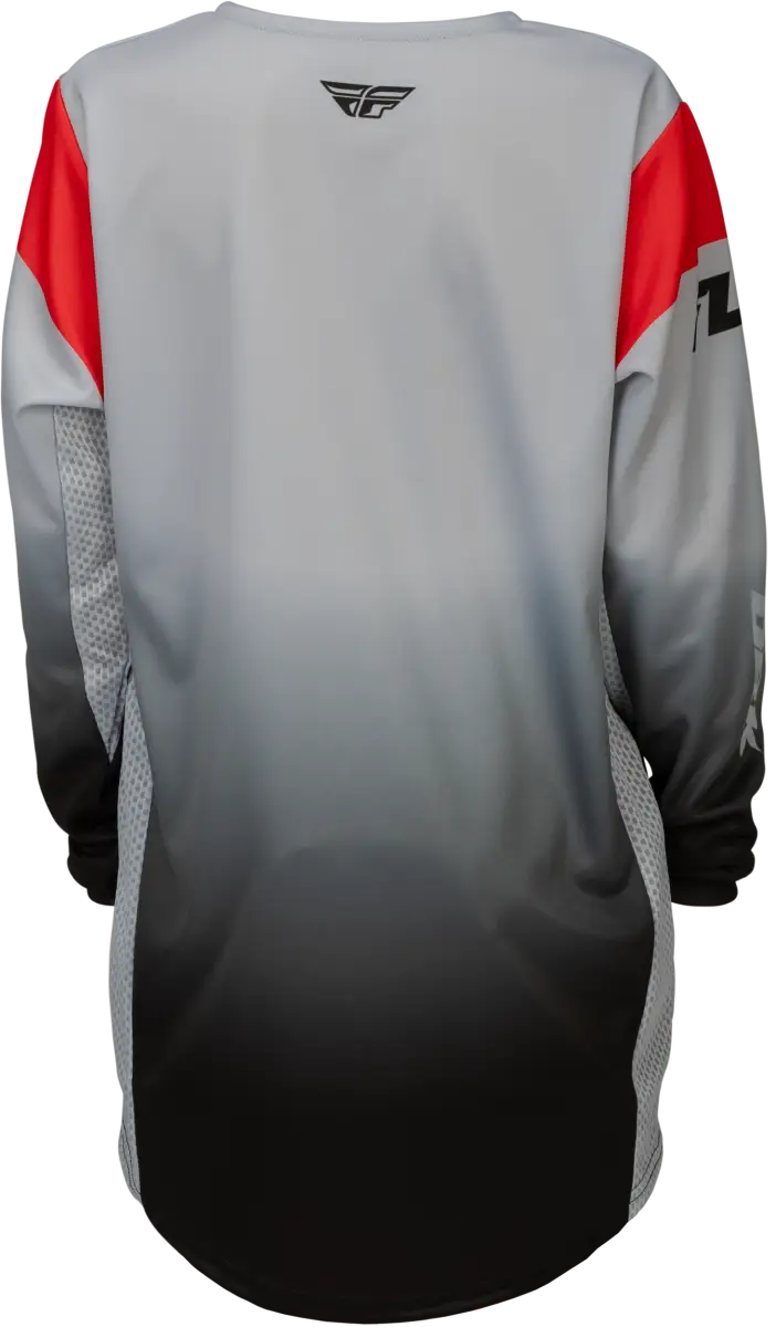 Youth Kinetic Dbk Jersey Grey/Black/Red Ys - FLY RACING