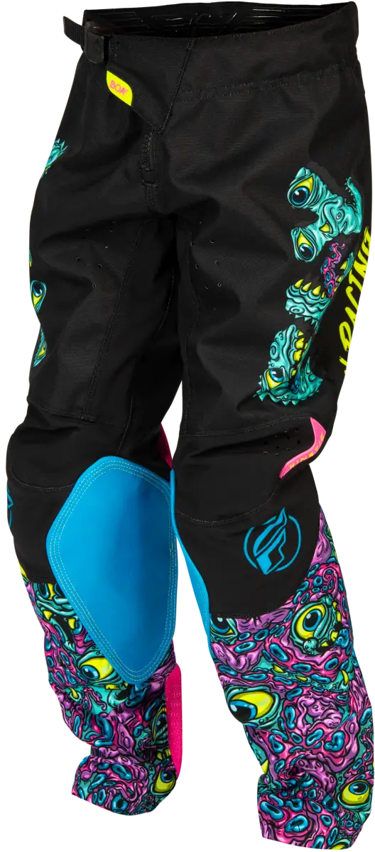 Youth Kinetic Mutant Pants Black/Multi Sz 20 - FLY RACING