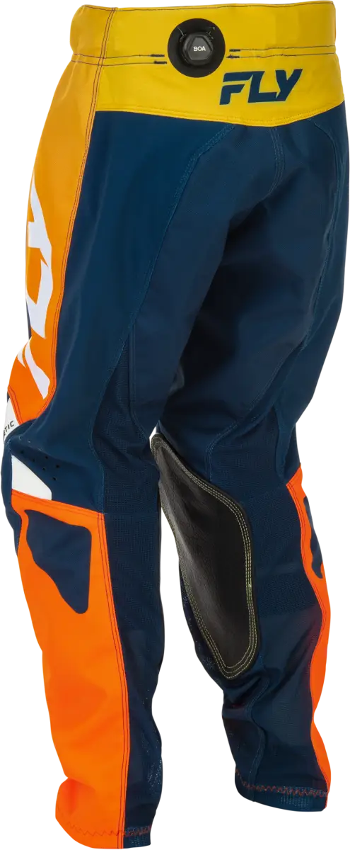 Youth Kinetic Pants Navy/Orange Sz 24 - FLY RACING