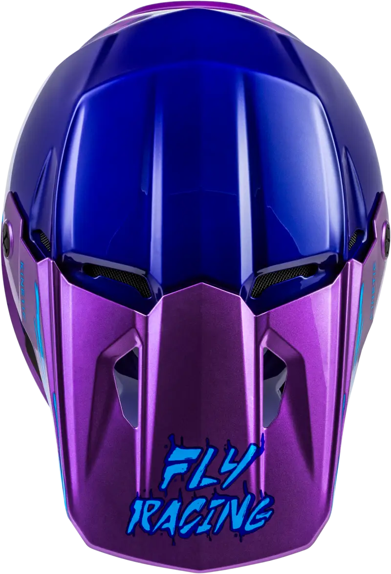 Youth Kinetic Surge Helmet Pink/Purple/Teal Yl - FLY RACING