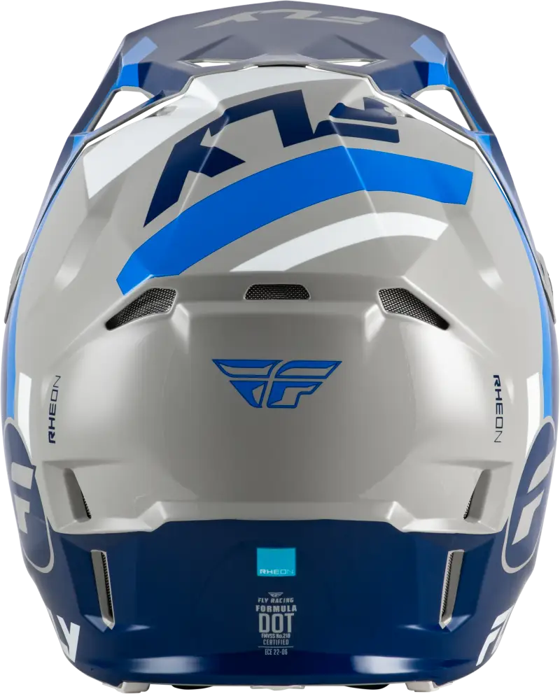 Youth Formula Cp Seal Helmet Navy/Blue/Grey Yl - FLY RACING