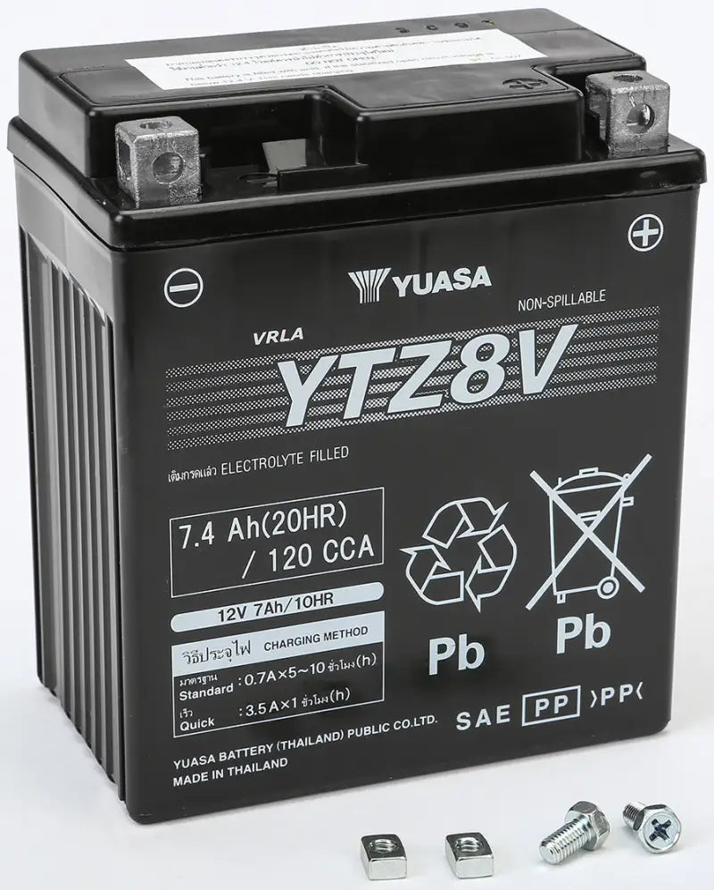 YUAM728ZV Battery Ytz8v Sealed Factory Activated