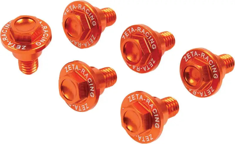 ZE88-9503 Fork Guard Bolt Ktm Orange