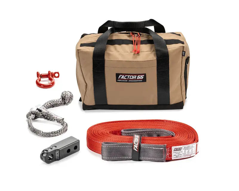 Off-road recovery gear set for Owhe Veh Rec Kit Black Hitch M, built tough