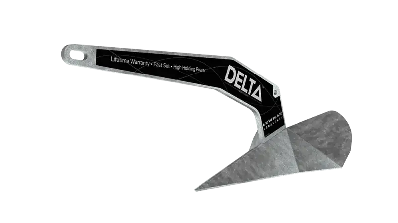 0057410 Lewmar Delta Anchor Galv 10Kg/22Lbs, high-quality galvanized steel, reliable anchoring, various seabeds, Marine, AVADA - Best Sellers, Marine Maintenance